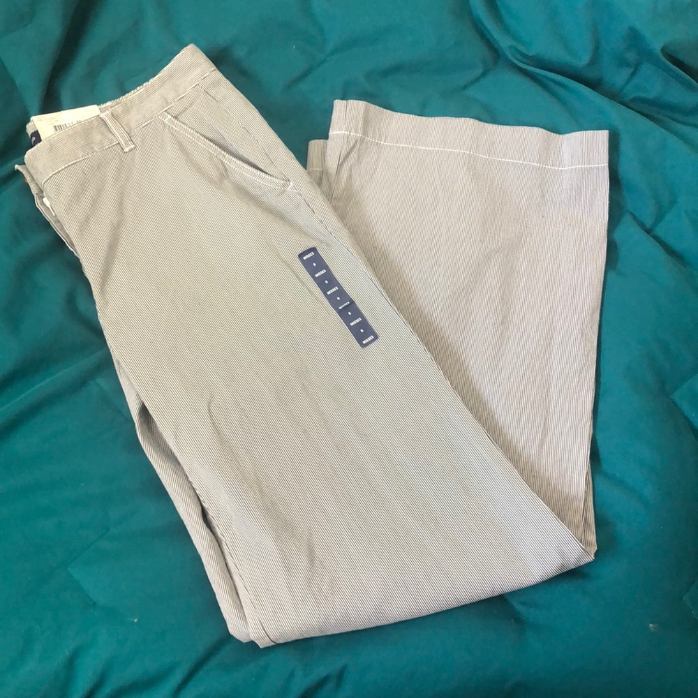 Lands’ End Fit 1 wide leg trousers